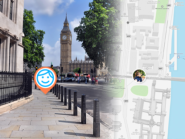 Track a cell phone location with StreetView